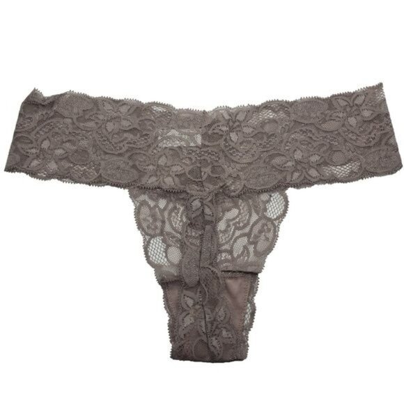 Sofra Bundle 5-Pack Seamless Floral Lace Thongs - Picture 3 of 3